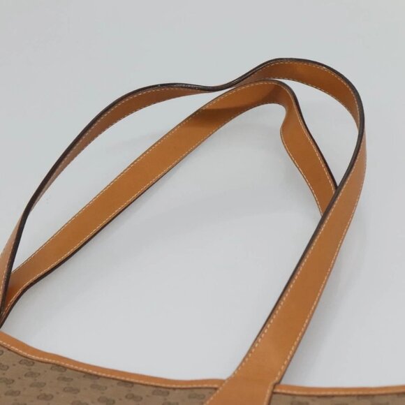 GUCCI Micro GG Supreme Web Sherry Line Bag PVC Beige Gold Auth ep9489 - Picture 9 of 16